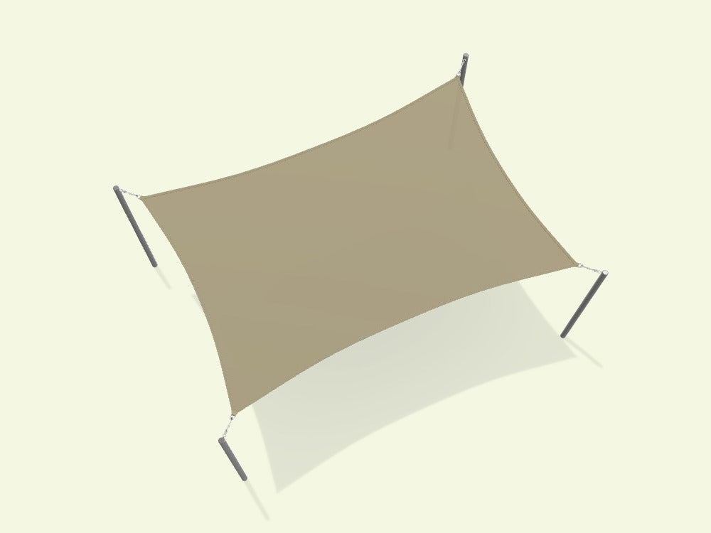 Rectangular Shade Sail - Custom Design Ref: 1KVDRR